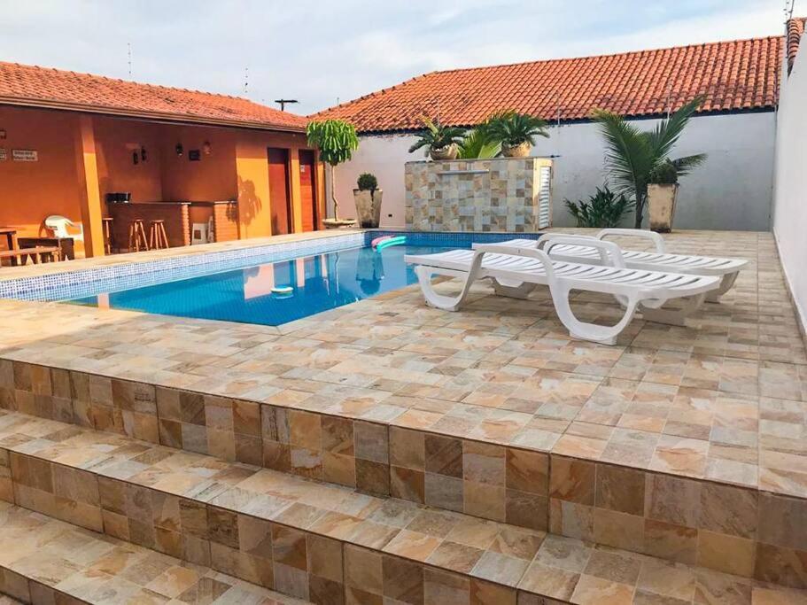Villa Casa Com Piscina Itanhaem Cibratel II Extérieur photo