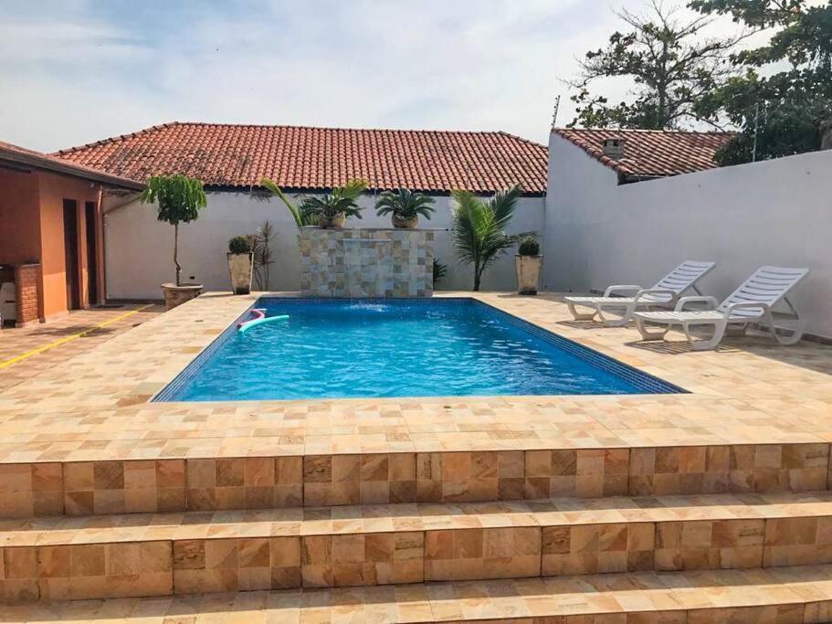 Villa Casa Com Piscina Itanhaem Cibratel II Extérieur photo